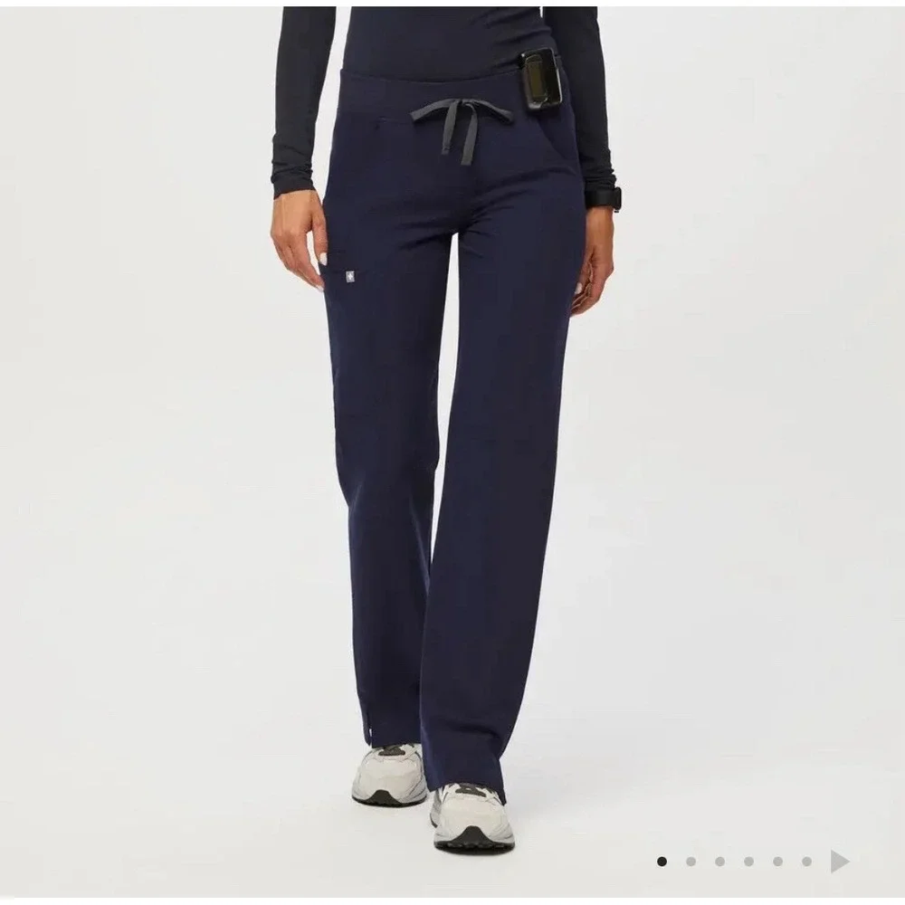 Figs Kade Cargo Scrub Pants™‎ High Waist Size XL Navy Career